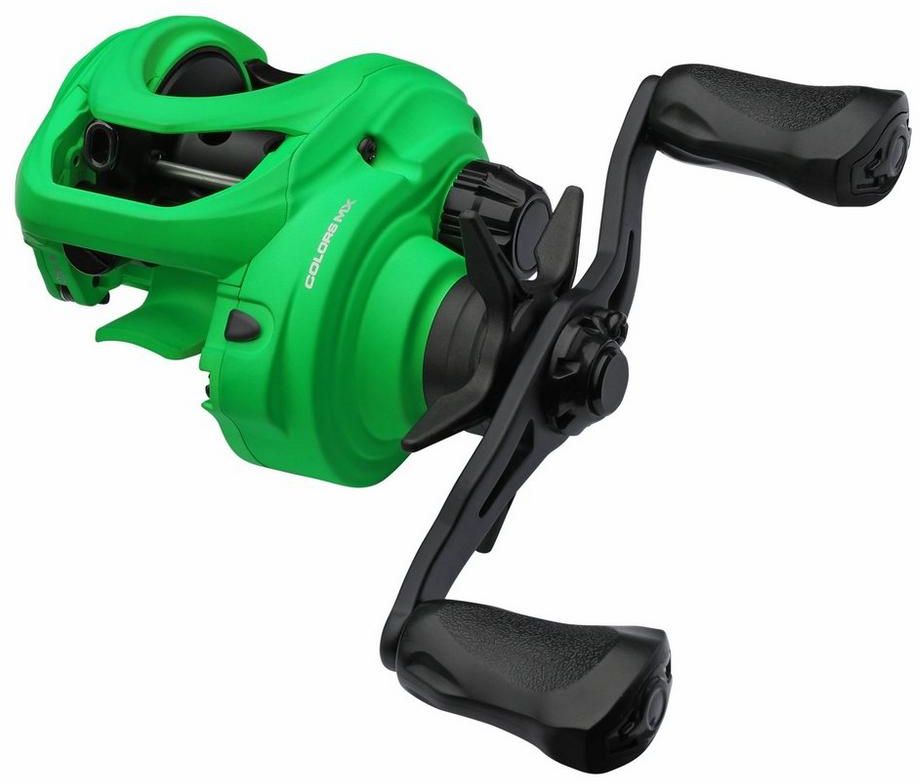 Multiplicator Mitchell Colors MX Baitcasting Reel, Neo Green LP-L
