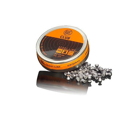 Munitie RWS Aer Comprimat Cutie Sport Line- Club 500buc 4.5mm 0.45g 