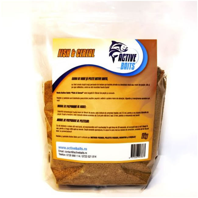 NADA ACTIVE BAITS FISH &amp; CEREAL 1 KG