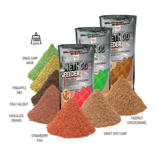  NADA  CARP ZOOM METHOD FEEDER 1kg Pinaple-NBC