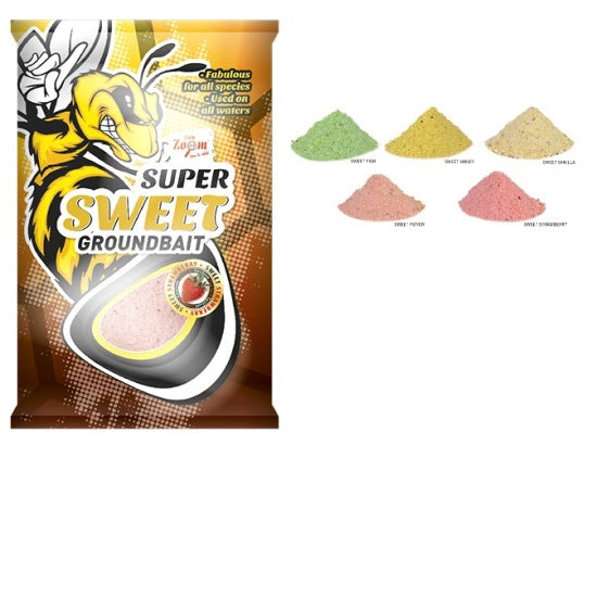 NADA CARP ZOOM SUPER SWEET 1KG SWEET STRAWBERRY