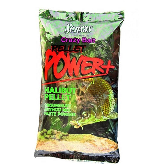 NADA SENSAS CRAZY BAIT PELLET POWER HALIBUT 1KG