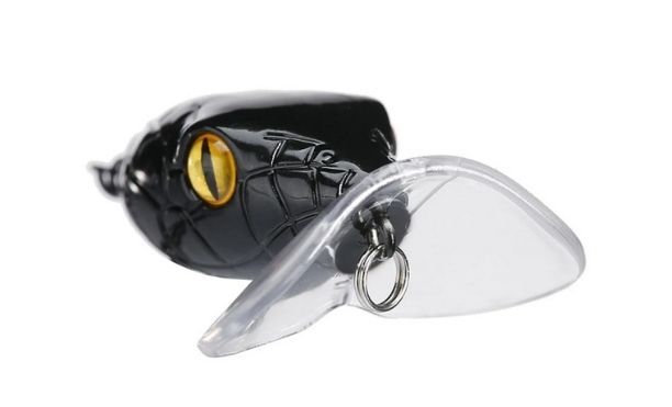 NALUCA LAKE FORK LFT LURES HISSYFIT Black 3.8cm 7g