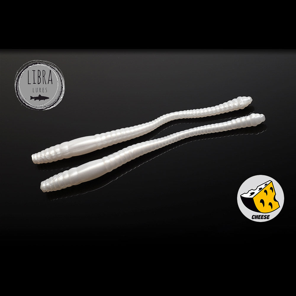 NALUCA LIBRA DYING WORM 8cm 005 Cheese 12buc