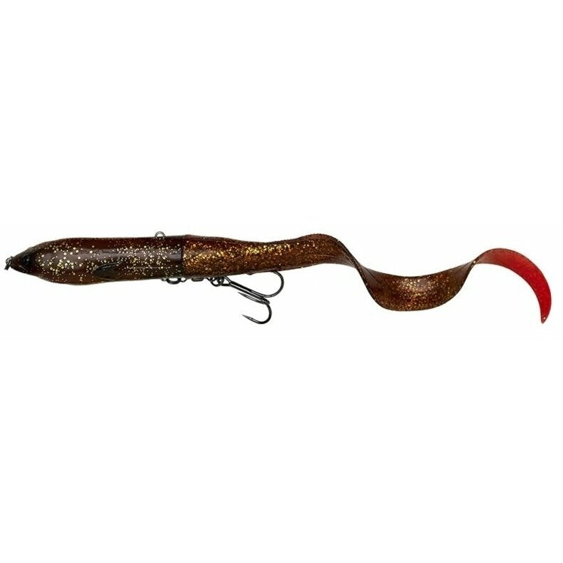 NALUCA SAVAGE GEAR HARD 3D EEL MOTOR HOT TAIL 17CM 50G 2+1BUC/PLIC