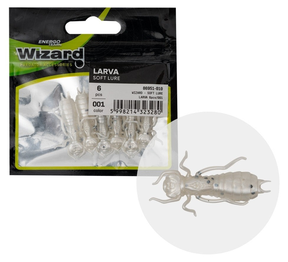 NALUCA WIZARD SOFT LURE 001 3.5CM 6BUC/PLIC