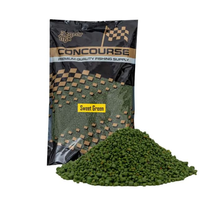 Nada Benzar Mix Concourse Method Groundbait and Pellet Sweet Green 800g