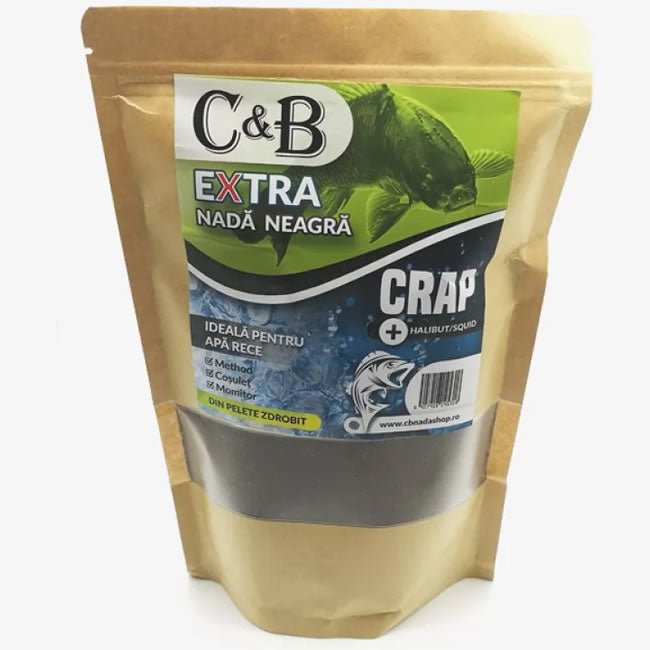 Nada C&amp;B Extra Neagra, Halibut-Squid, 1kg