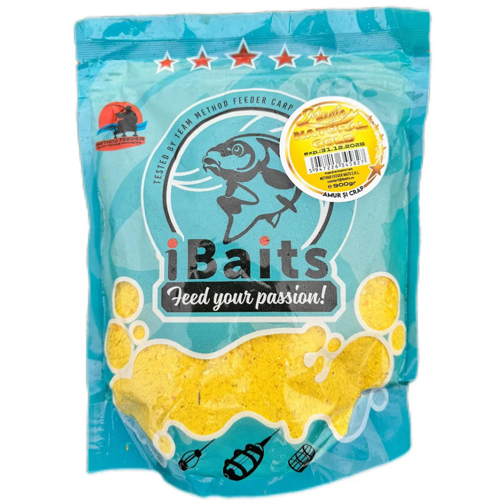 Nada IBAITS Magic Natural Gold Amur &amp; Crap, 900g