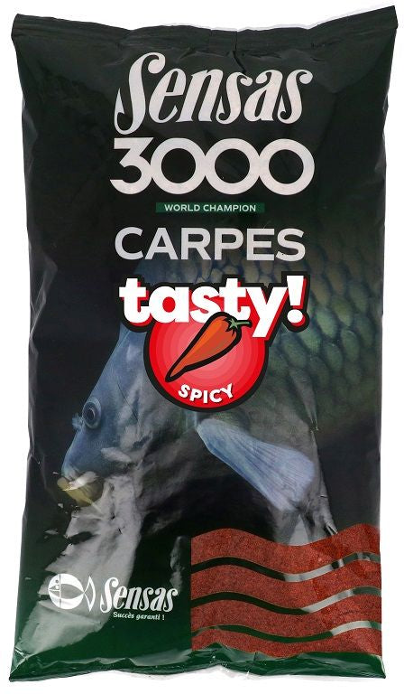 Nada SENSAS 3000, Carp Spicy, 1kg