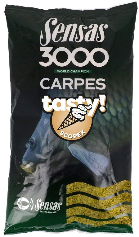 Nada SENSAS 3000, Carp Tasty Scopex, 1kg
