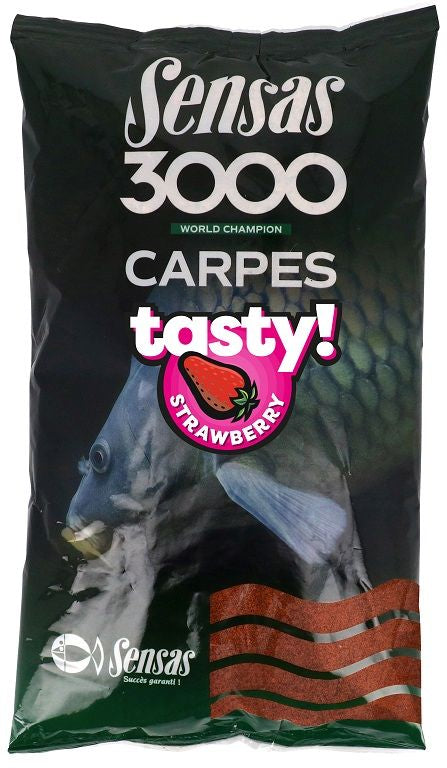 Nada SENSAS 3000, Carp Tasty Strawyberry, 1kg