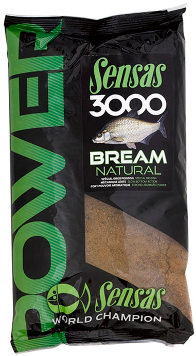 Nada SENSAS 3000, Power Bream Natural, 1kg