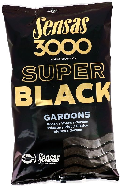 Nada SENSAS 3000, Super Black Gardons, 1kg