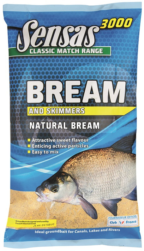 Nada SENSAS 3000 UK, Natural Bream, 1kg