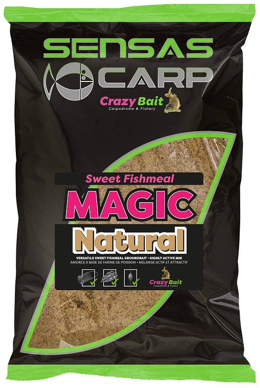 Nada SENSAS UK Big Bag, Sweet Fishmeal Magic Natural, 2kg