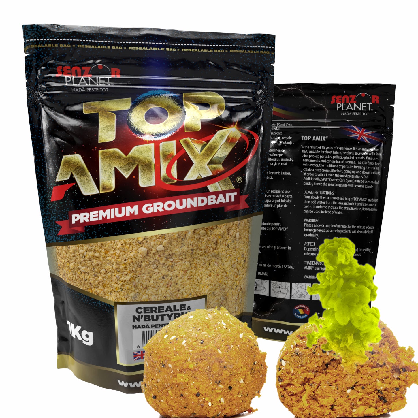 Nada SENZOR Top Amix Fumigena, Cereale &amp; N-Butyric, 1kg