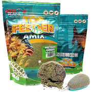 Nada SENZOR Top Method Feeder Amix Editie Limitata Green, Extract Scoica &amp; Betaina, 1kg