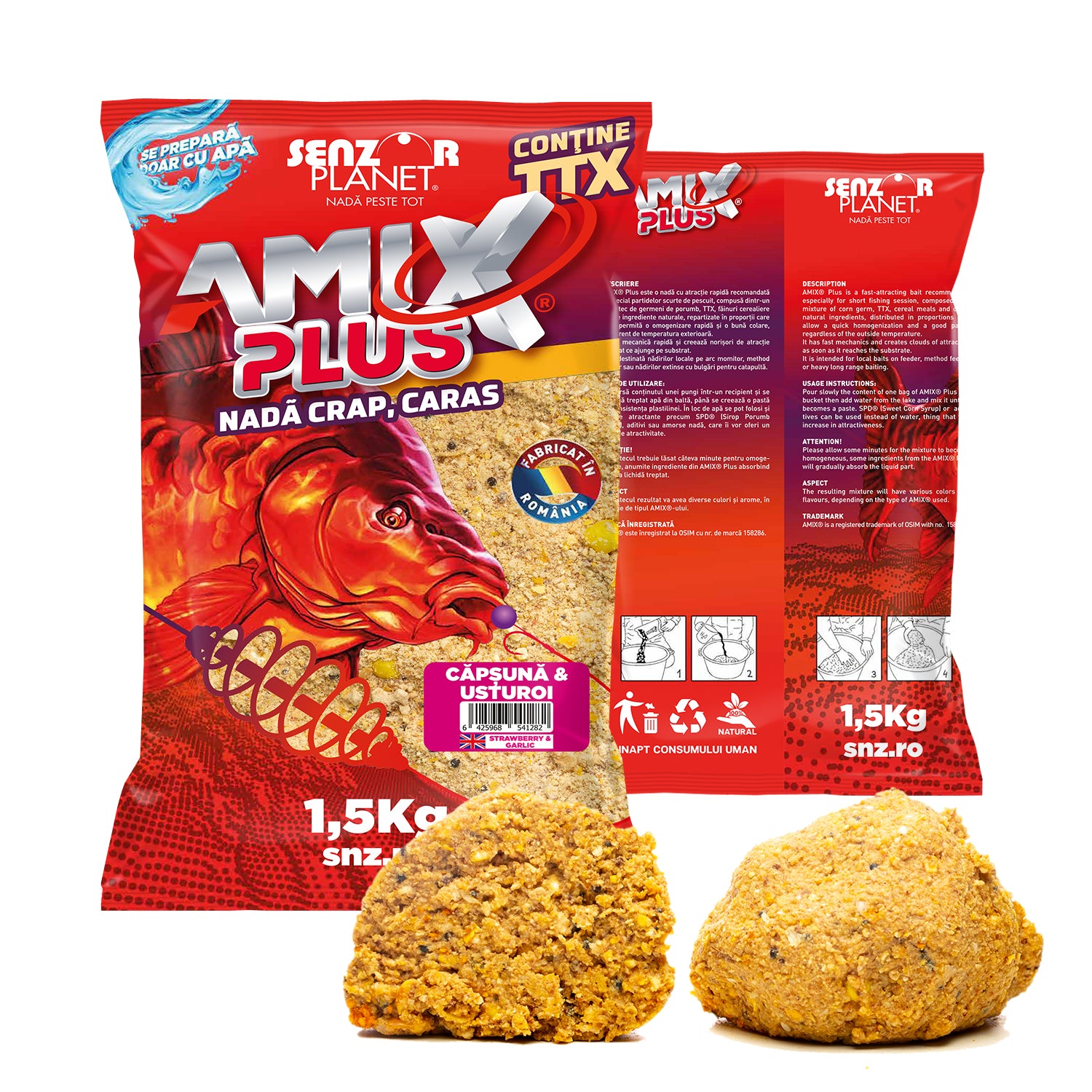 Nada Senzor AMIX PLUS CAPSUNA &amp; USTUROI 1.5kg