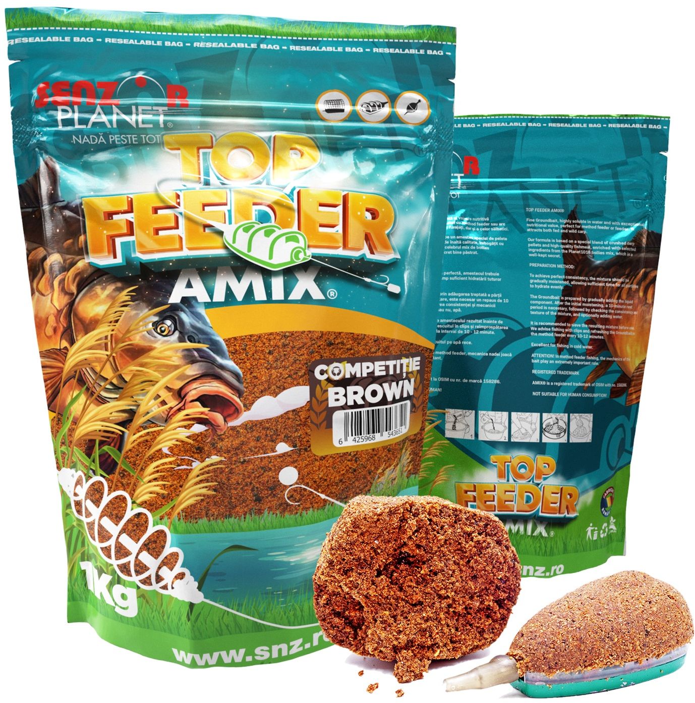 Nada Senzor Top Amix Competitie, Brown, 1kg