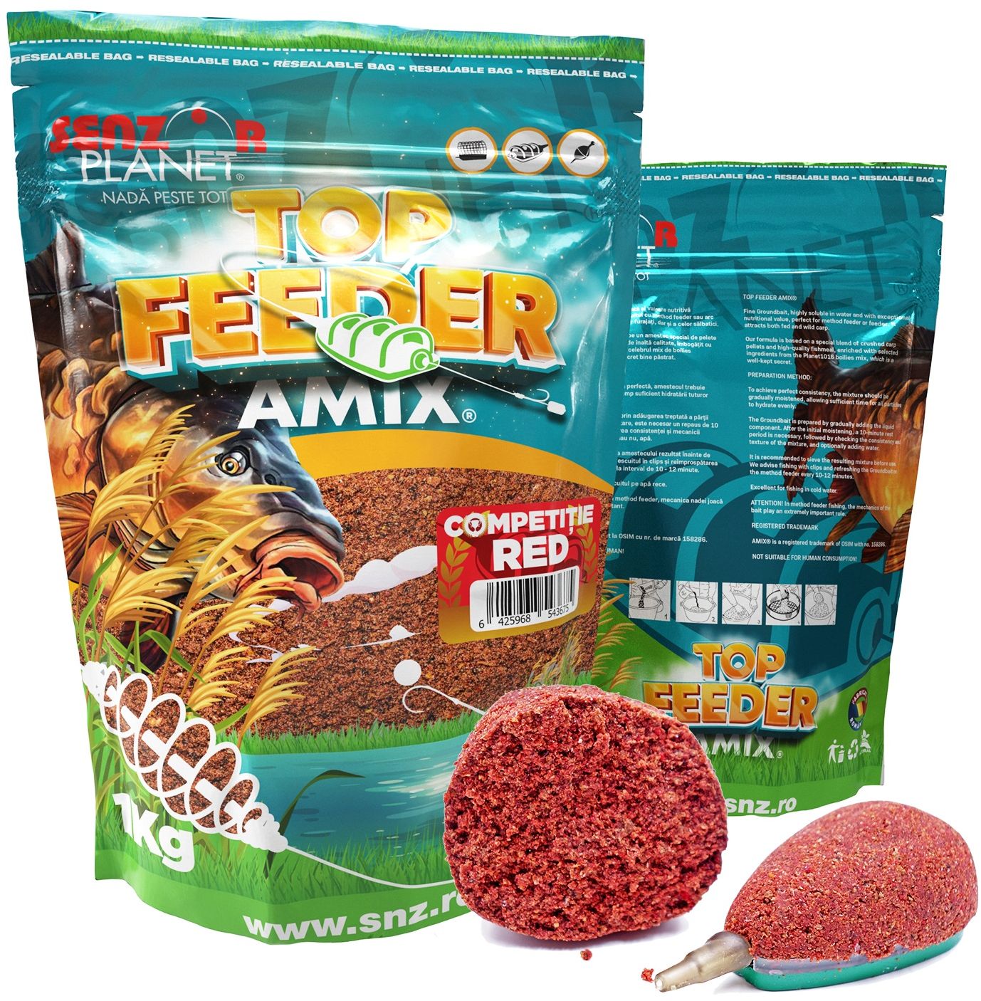 Nada Senzor Top Amix Competitie, Red, 1kg