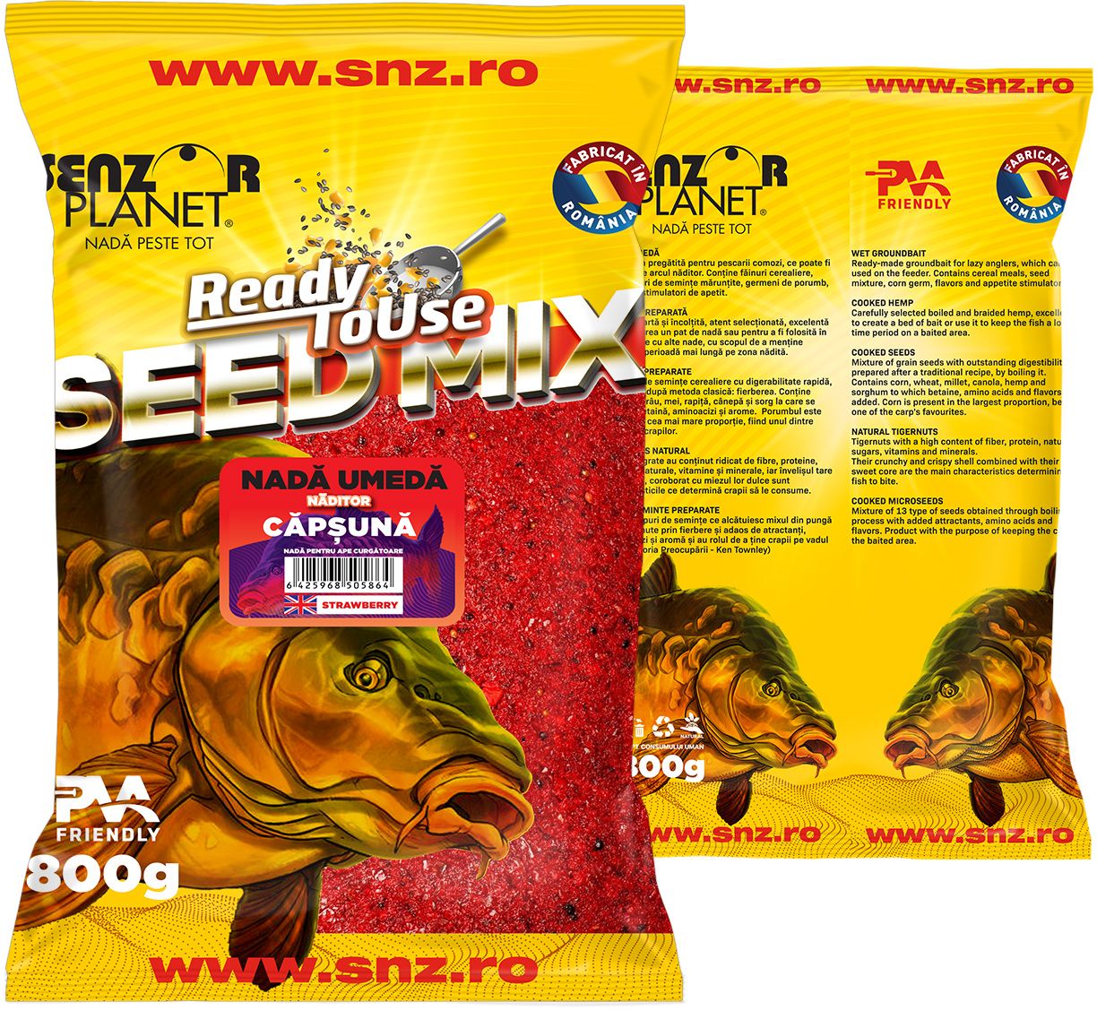 Nada Umeda SENZOR, Capsuna, 800g