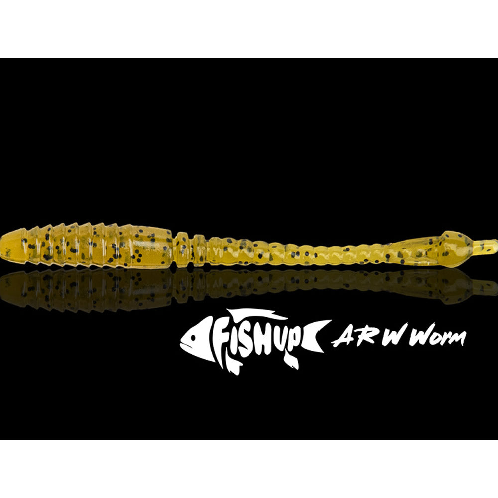Naluca FISHUP ARW Worm 5.5cm, Motor Oil Red, 12buc/pac
