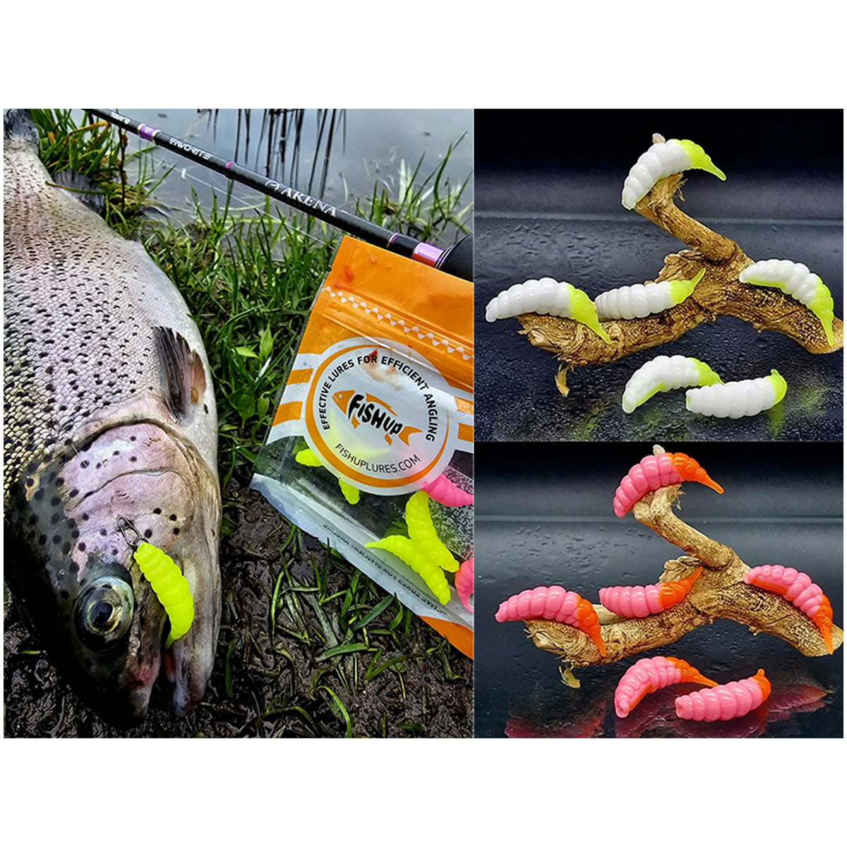 Naluca FISHUP Ozi Cheese, 107 Orange, 3cm, 10buc/pac