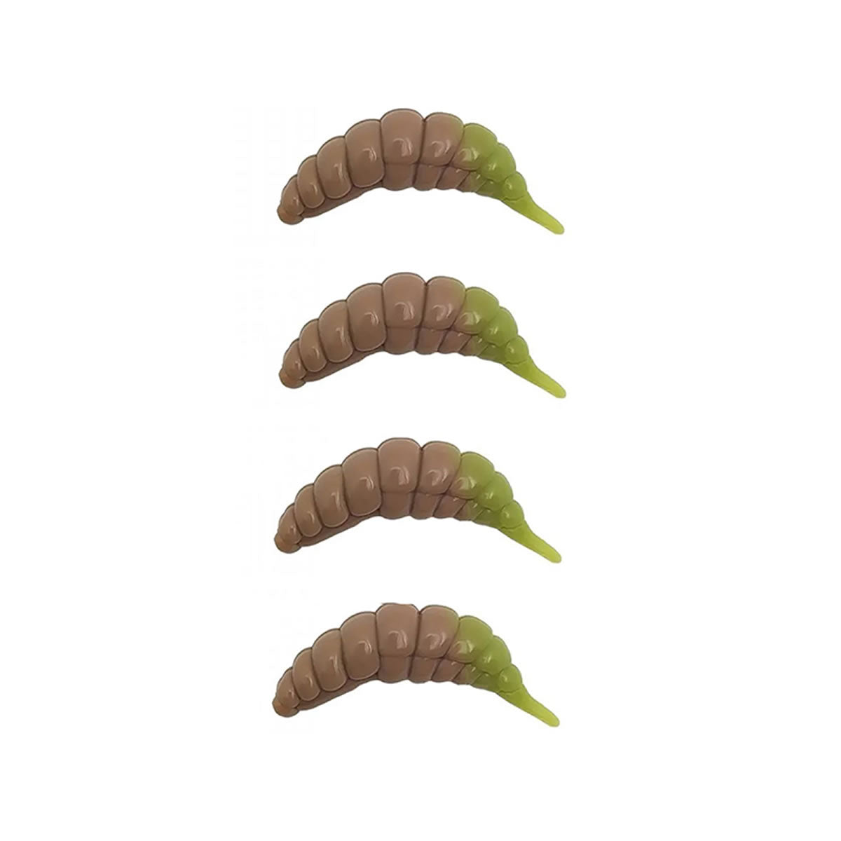 Naluca FISHUP Ozi Cheese, 137 Coffee Milk Light Olive, 3cm, 10buc/pac