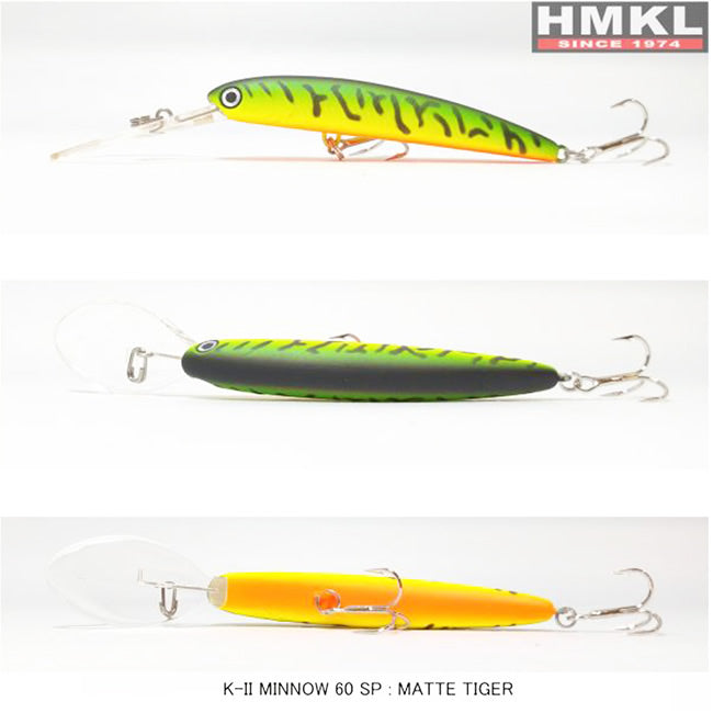 Naluca HMKL K-II Minnow 60 Suspending - 3.6g 6cm Matte Tiger