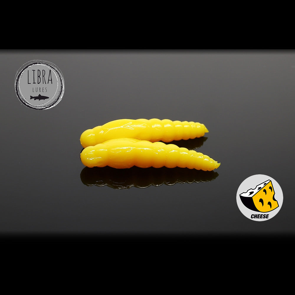 Naluca LIBRA LARGO SLIM Worm 2.8cm 007 Cheese 15buc