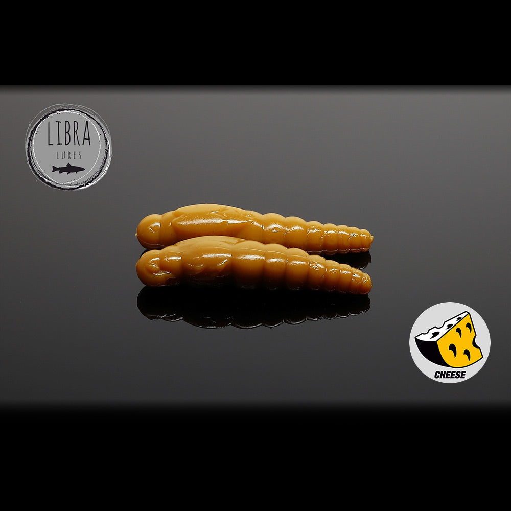 Naluca LIBRA LARGO SLIM Worm 2.8cm 036 Cheese 15buc