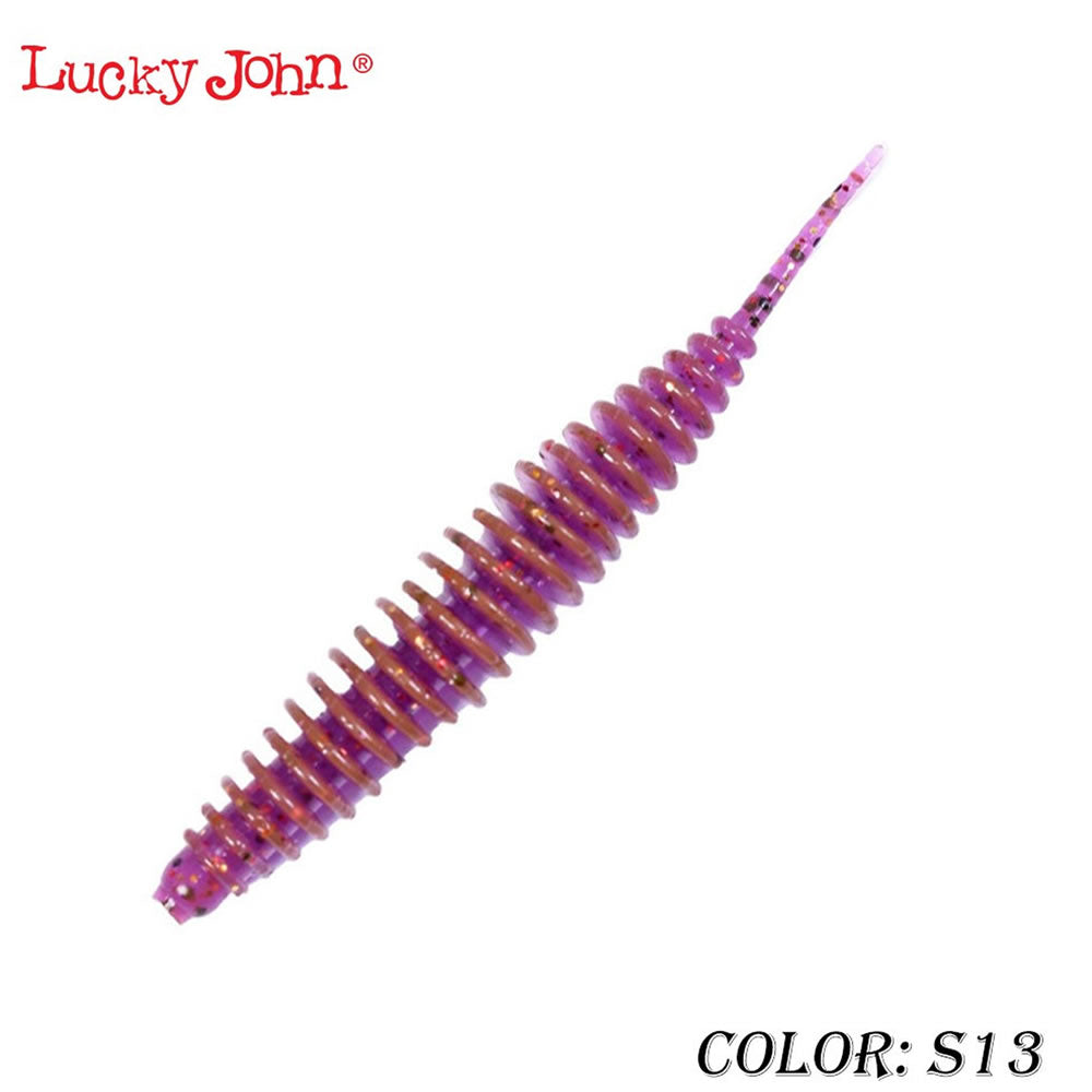 Naluca LUCKY JOHN Soft Lure UltraWorm, Culoare S13, 5cm, 9buc/pac