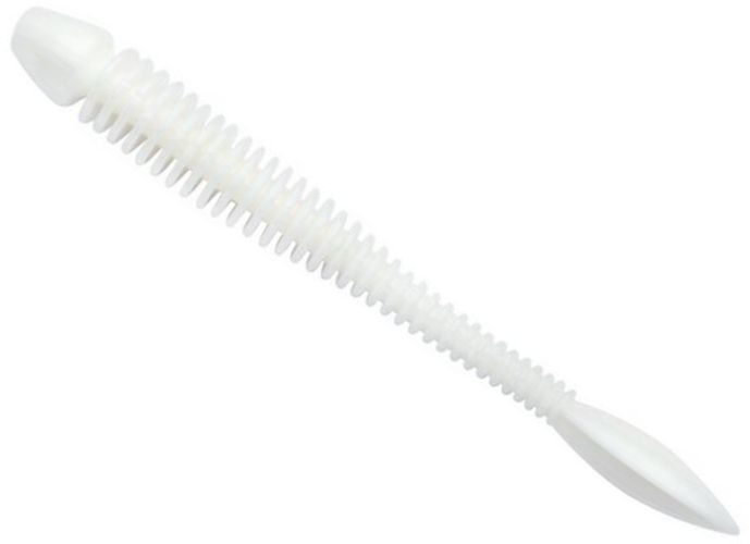 Naluca Power Bait Power Flail, Milky White, 9cm, 8buc/plic
