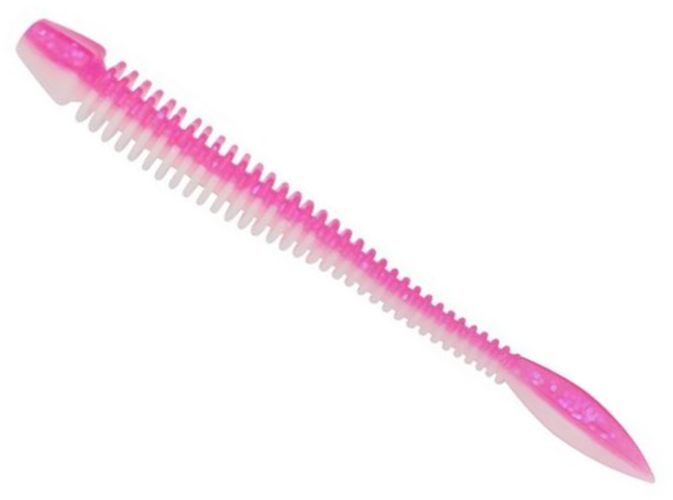 Naluca Power Bait Power Flail, Pink White, 5cm, 12buc/plic