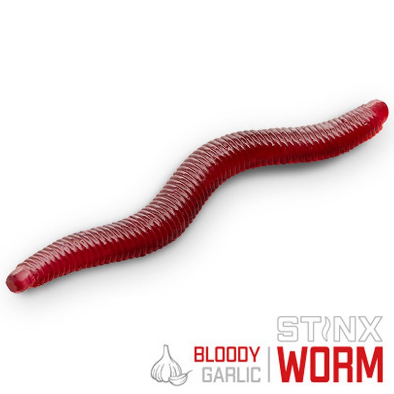 Naluca Soft Delphin B StinxWORM Bloody, Garlic, 4cm, 50buc/pac