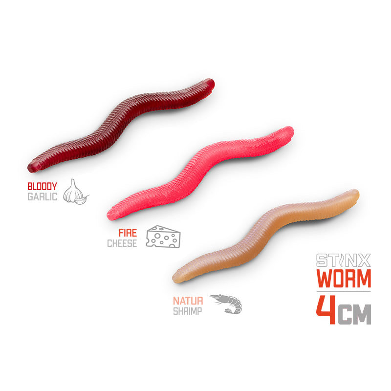 Naluca Soft Delphin B StinxWORM Natur, Shrimp, 4cm, 50buc/pac