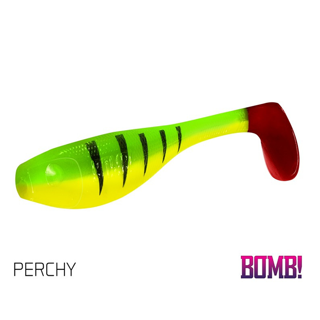 Naluca Soft Delphin BOMB Fatty  5buc 12cm PERCHY