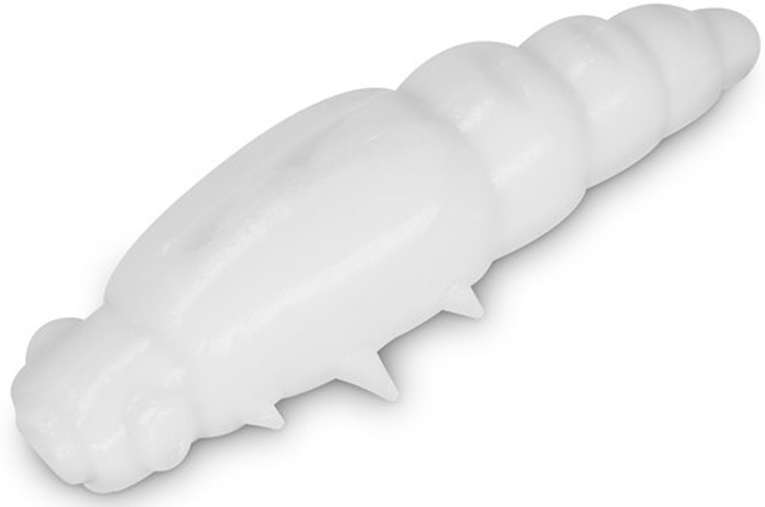 Naluca Soft Delphin Bugo Cheese Grub, White, 4cm, 15buc/cutie