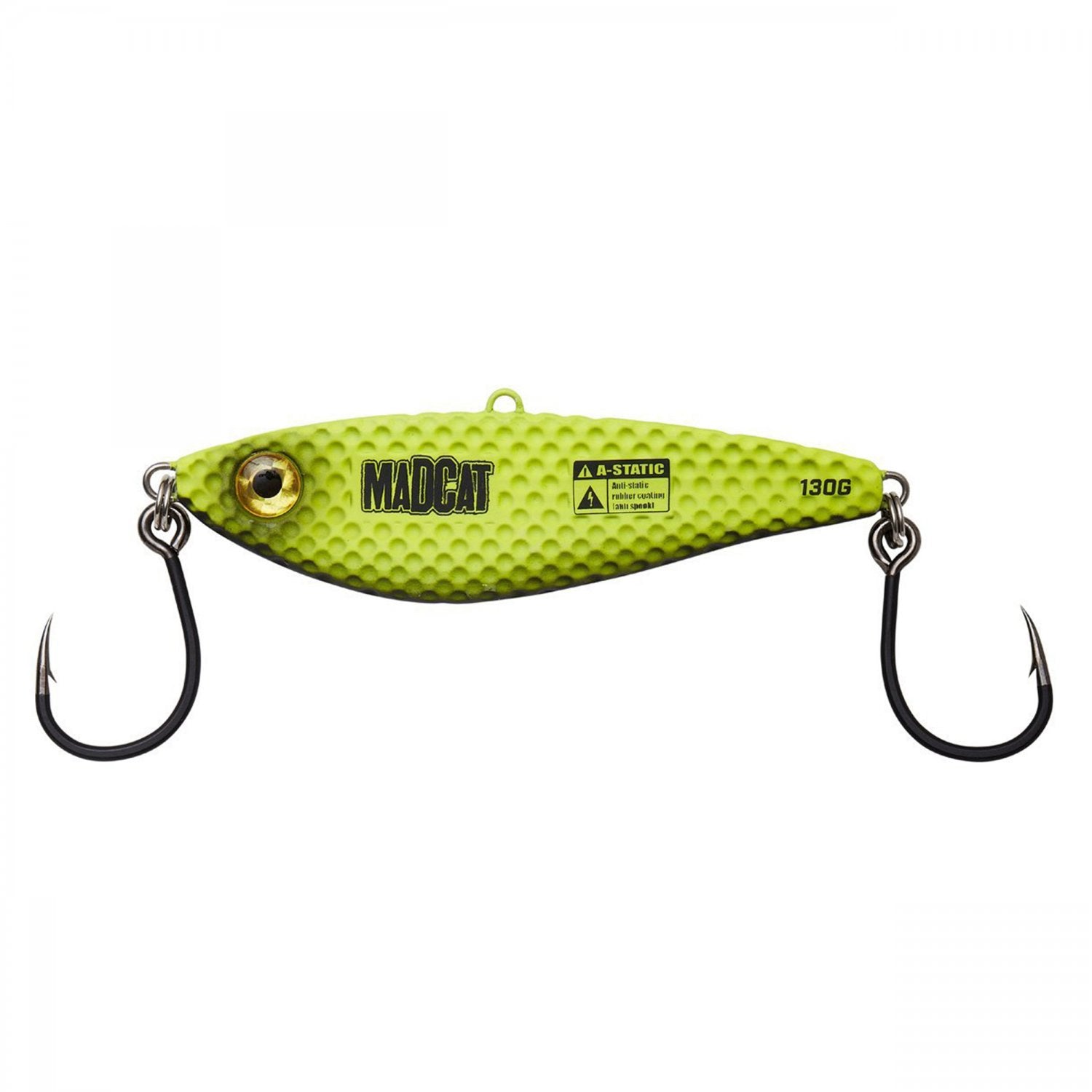 Naluca Somn Vertical Jig Madcat Vibratix Fluo Yellow UV 14cm 130g