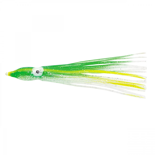 Naluca Sunset Sunsoft Octopus 60mm Alb Verde Galben 5buc/plic