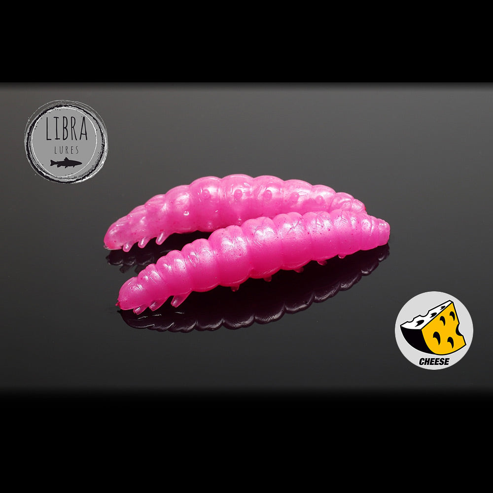 Naluca Worm Libra Larva 3.5cm 018 Cheese 12buc/borcan