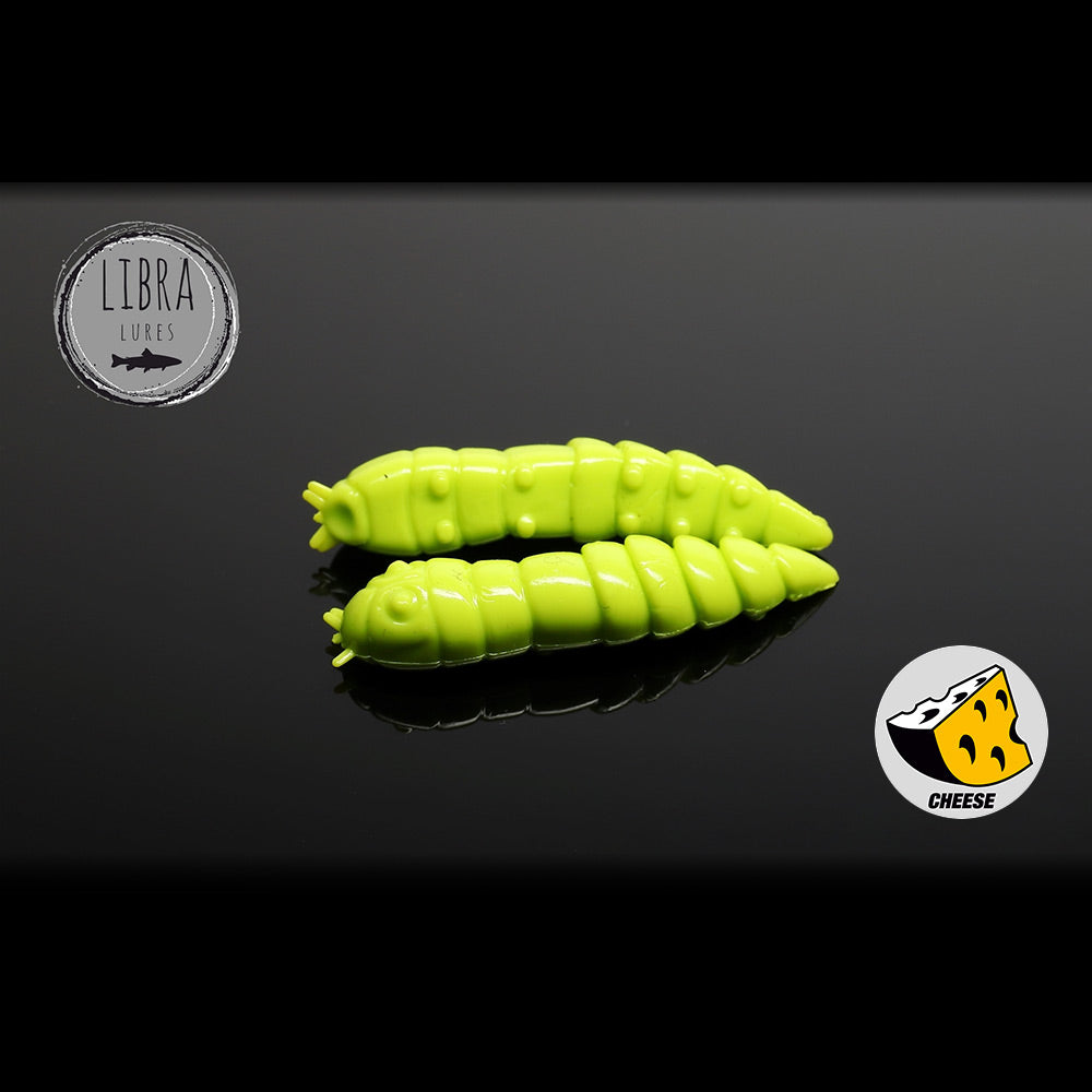 Naluca Worm Libra Lures Kukolka 4.2cm Cheese 027