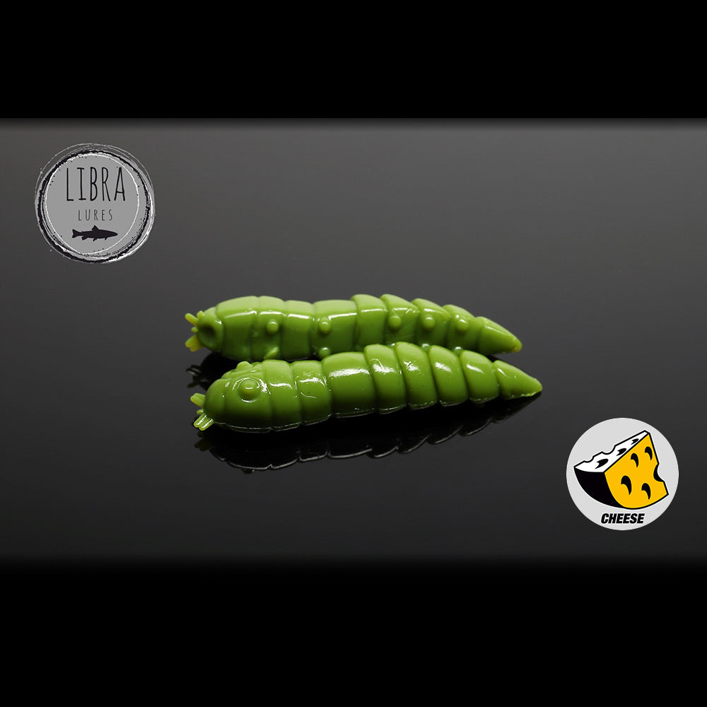 Naluca Worm Libra Lures Kukolka 4.2cm Cheese 031