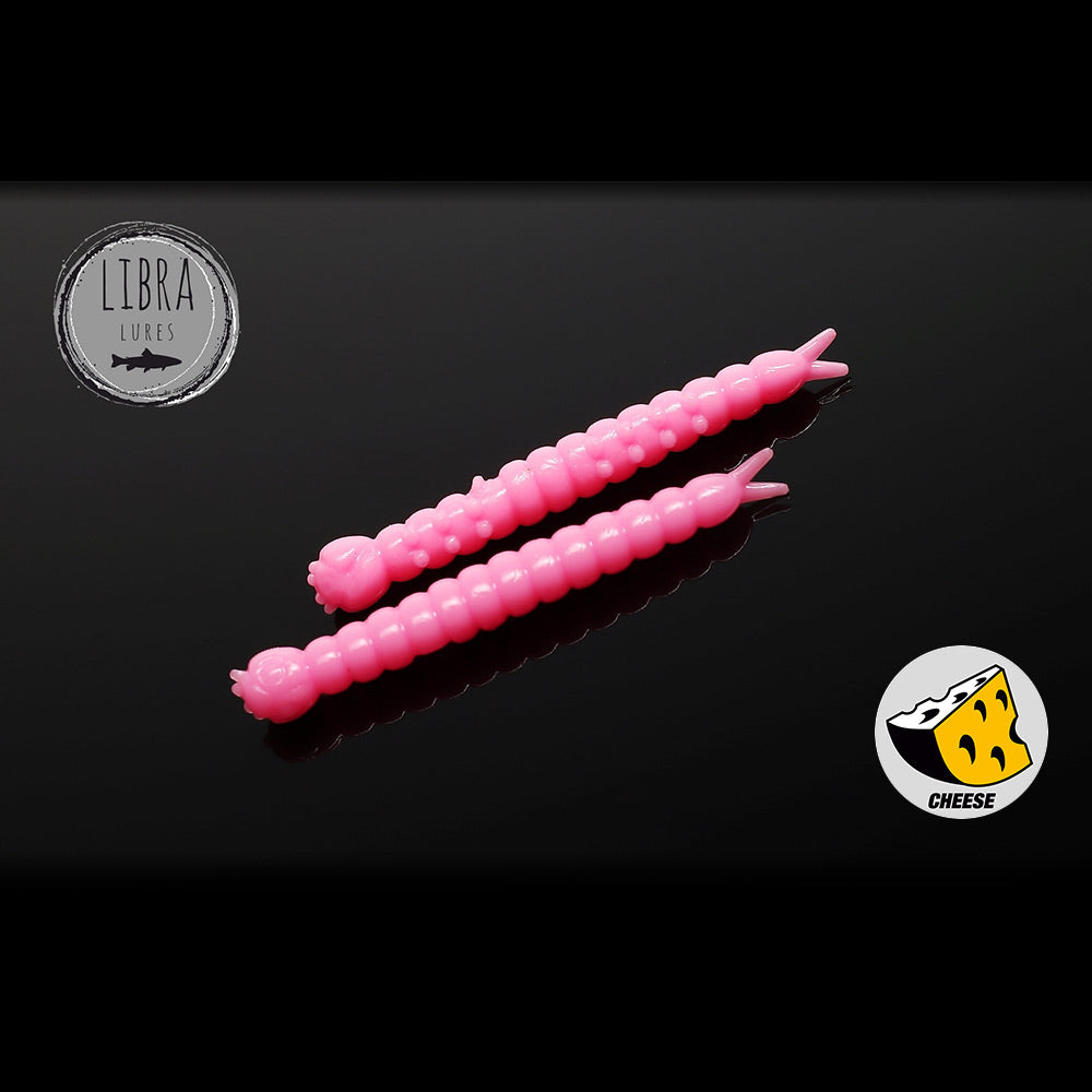 Naluca Worm Libra Slight 3.8cm 017 Cheese 15buc/borcan