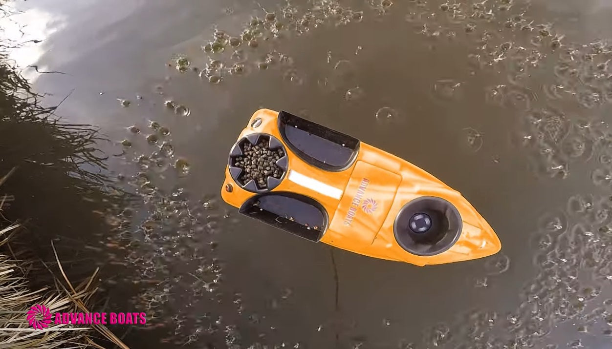 Navomodel Plantat ADVANCE BOATS Spreader2 Brushless 2 Cuve Laterale +2 Cuve Rotunde Centrifuge