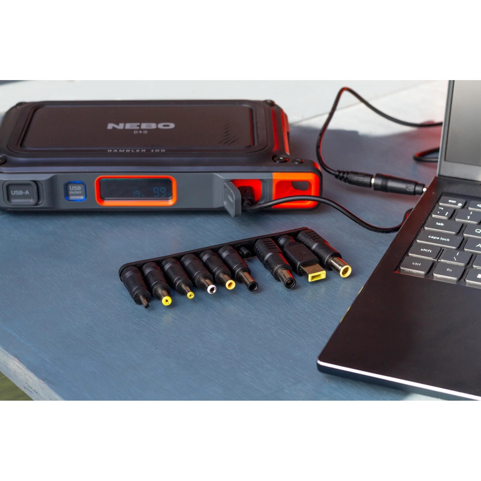Nebo Rambler PS100 Hand-held, Portable Power Station 26AH,  22.4x13x4.1cm