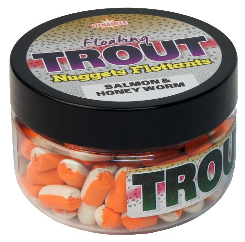 Nuggets Dynamite Baits Two Tone Floating - Salmon/Honeyworm