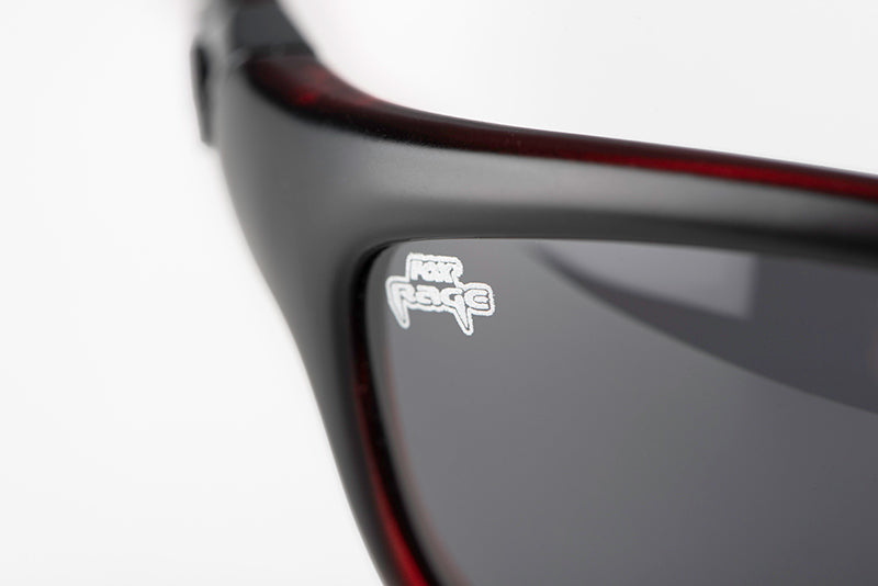 OCHELARI POLARIZATI FOX RAGE Transparent Red/Black Sunglasses Grey Lense