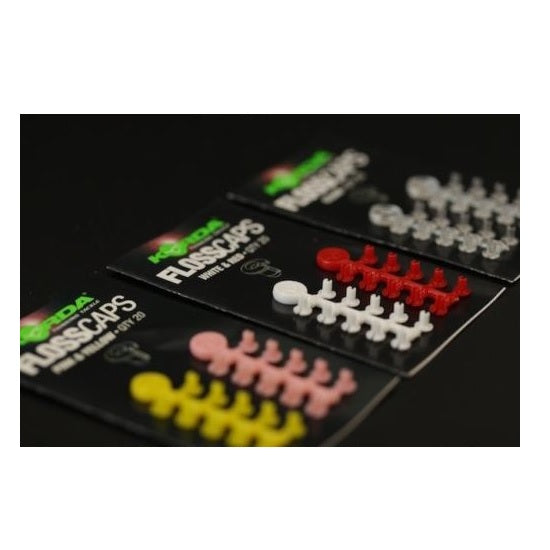 OPRITOR TIP CAPSA PENTRU BOILIES KORDA FLOSS CAPS, 20BUC/PLIC TRANSPARENT